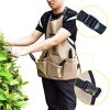 for Men Women with 14 Pockets Tool Work Aprons