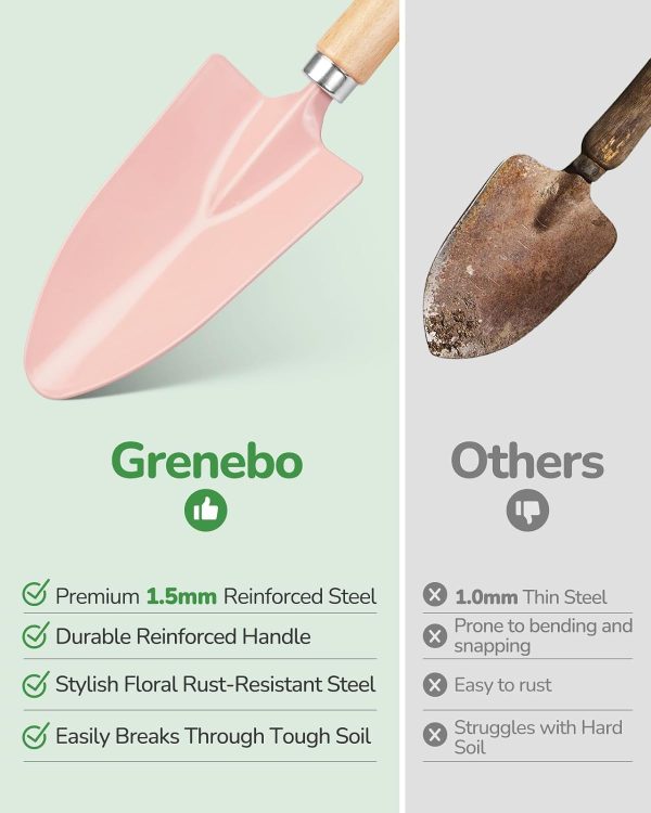 Tools 10-Piece Gift Set for Women Rust-Proof & Heavy-Duty Tools with Floral