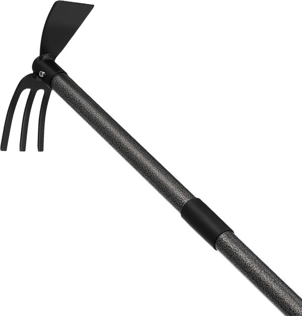 Hoe Tool – Heavy Duty Adjustable (16"-30") with Ergonomic Handle Anti-Rust Coated