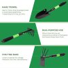 Set 4 Pack Tools Stainless Steel Heavy Duty Hand Cultivator Hoes Shovel
