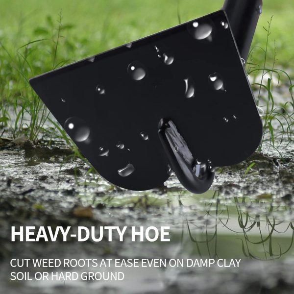 Hoe Tool Heavy Duty Hoe Tool Hoe for Weeding with Long Fiberglass