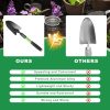 Set 4 Pack Tools Stainless Steel Heavy Duty Hand Cultivator Hoes Shovel