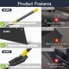 Shovel 74" Multifunctional Flat Shovel Heavy Duty Manual Weeder Metal Floor Scraper