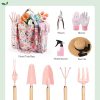 Tools 10-Piece Gift Set for Women Rust-Proof & Heavy-Duty Tools with Floral