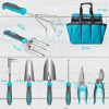 Tools Carsolt 10 Piece Heavy Duty Stainless Steel Tools Set with Ergonomic