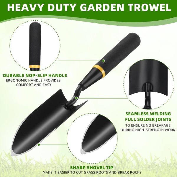 8 Pcs Trowel Heavy Duty Hand Shovel Tool Carbon Steel Trowel for