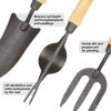 Tools Set 6 Pcs Tools Set Black Painted Stainless Steel Heavy Duty