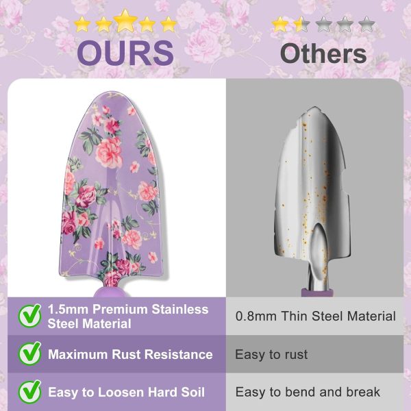 Tools WisaKey 10 Piece Heavy Duty Purple Tool Set Durable Supplies Organizer