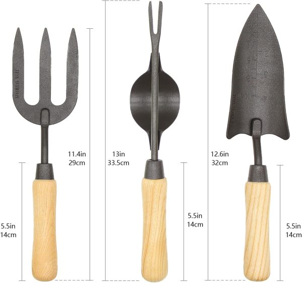 Tools Set 6 Pcs Tools Set Black Painted Stainless Steel Heavy Duty