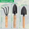 3 Pcs Tools Mini Tools Gardending Hand Tools Kit for Seedling for