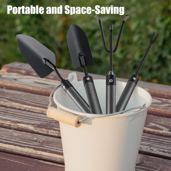 Set with Extended Long Handle 5 Pieces Stainless Steel Tool Kit Gifts