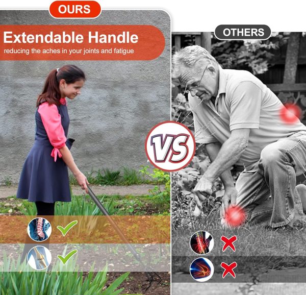 Set with Extension Handles 5 Piece Thick Hand Tools Heavy Duty Steel