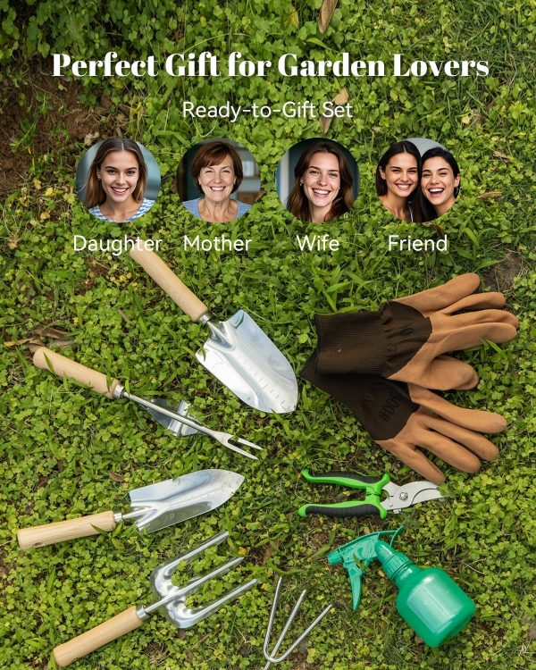 9-Piece Tool Set - Heavy Duty Hand Tools with Ergonomic Non-Slip Grips