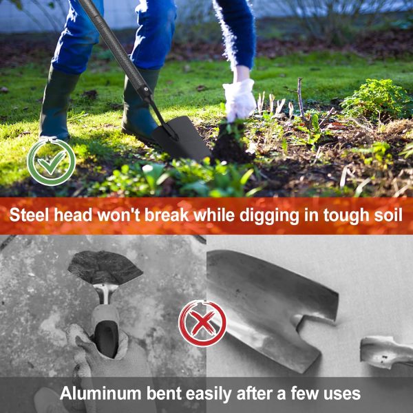 Set with Extension Handles 5 Piece Thick Hand Tools Heavy Duty Steel