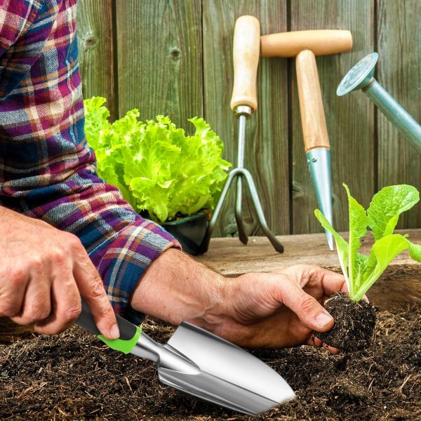 Yaocom Shovel Aluminum Alloy Heavy Duty Trowel Tool Small Shovels for Digging