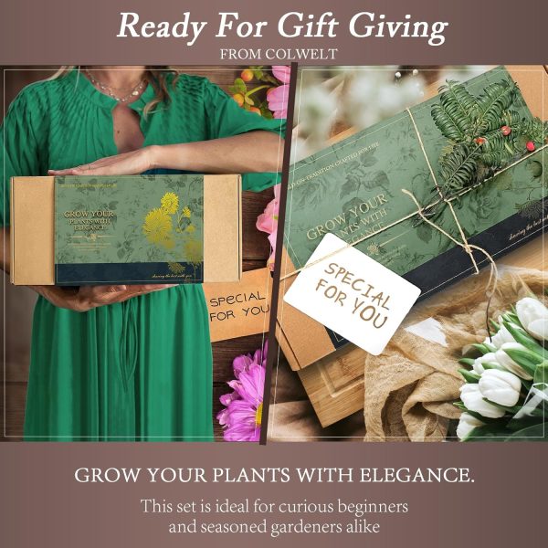 Tools Set 8 Piece Heavy Duty Tools with Wooden Handle Including Tote