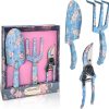 3piece Printed Tool Set Heavy Duty Aluminum Tool Kits Including Hand Rake