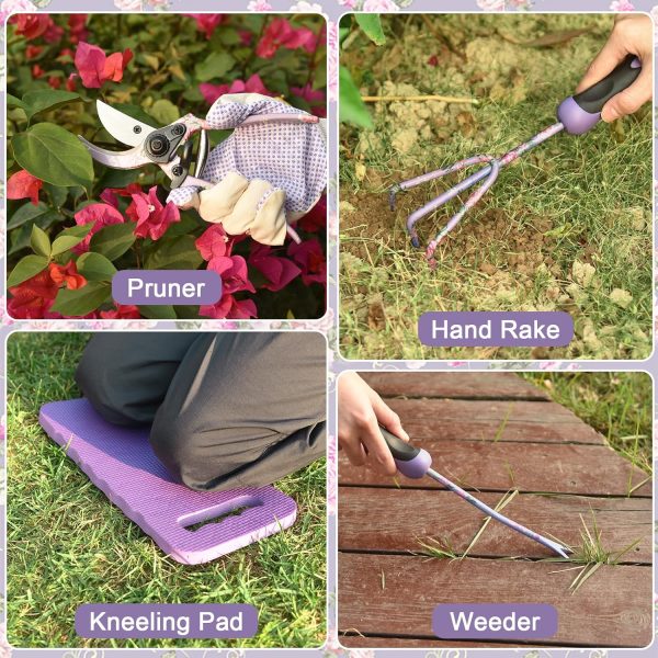 Tools WisaKey 10 Piece Heavy Duty Purple Tool Set Durable Supplies Organizer